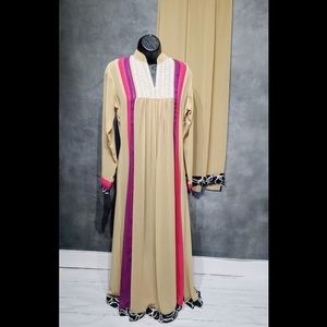 Pakistani Silk Dress/Gown with Dupatta